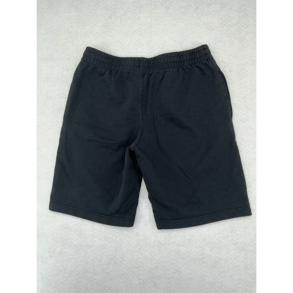 Nike Sweat Shorts Mens Medium Black Cotton Athletic Swoosh 679581-010